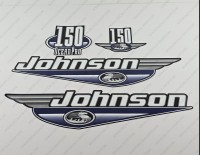 Johnson 150HP Ocean Pro 1999-2000 Outboard Decal Kit Johnson 150HP Ocean Pro 1999-2000 Outboard Decal Kit